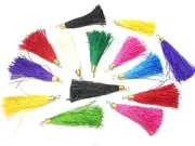 Thread Tassels Bunch for DIY Crafts, Keychain, Bags, Jewellery (Multicolor