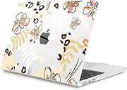 Mektron Compatible with M4 MacBook Air 15 inch Case 2025 A3241 2024 2023 M3 A3114 A2941 M2 Liquid Retina Display Touch ID, Plastic Hard Case & Keyboard Skin & Screen Protector - Abstract Floral C347