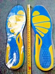 Men's size 8-12 L XL Silicone Arched Support Plantar Fasciitis Orthodic Insoles