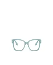 Geometric frame flat mirror 53 Blue