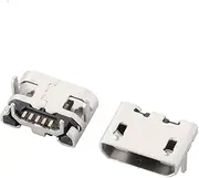 10PCS Micro USB 2 5Pin Connector Jack Female DIP SMD for Phone Tabletels Speakers etc Charging Port Socket Power v8 Plug Data(10PCS Micro-29)