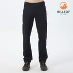 【HILLTOP 山頂鳥】HILLTOP OUTDOOR 男款超潑水彈性保暖長褲 PH31XMN1 黑