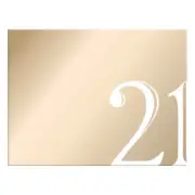 21st Rose Gold Guest Signing Book With Gold Text Birthday Keepsake 23x18cm