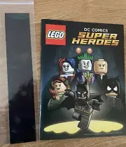 SDCC Lego DC SUPER HEROES Comic Magazine + 70mm JOKER 2 Film Strip