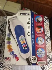 Wahl Color Pro 20-Piece Color Coded Haircutting Kit Model 79300-400 Brand New