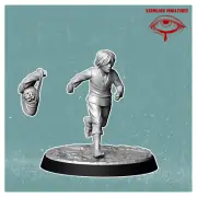 Kid | Vermillion | Post Apocalypse FWW Wargaming 3D Printed Mini