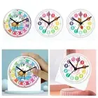Analog Alarm Clock for Kids, Desk Clocks Night Lamp Battery Operated Telling
