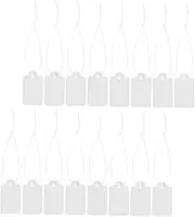 VILLFUL 1 Set Writable Jewelry Price Tags with String Marking Labels for Pendants Earrings Bracelets Rings and Accessories Display