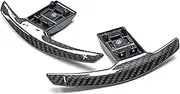 Car Steering Wheel Shift Paddles for B&MW F36 F21 F22 F32 F30 F02 F80 F11 F06 F20 F23 F10 F12 F26 F15 M3 M4 M5 M6 Glossy Black Carbon Fiber Paddle Shift HTEOPOEKFR