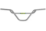 GT Dyno Pretzel 7.875" rise "Cheat Code" BMX bicycle handlebars CHROME
