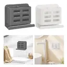 Toothbrush Holder Wall Mounted Toothbrush and Toothpaste Holder for Hotel