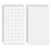Tympanic 990 Pcs Total Foam Adhesive Squares, 6 Sheets Double Sided Tape Dots Pr