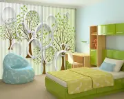 3D Ring tree 37 Blockout Photo Curtain Printing Curtains Drapes Fabric Window AU