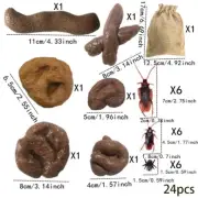High Quality Prank Toy Set Artificial Shits Accessory Floating Lifelike