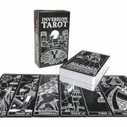 The Inversion Tarot Oracle Card 78pcs Card Fate Divination Prophecy Card Family Party Game Tarot Card