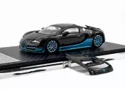 Mortal 1:64 Black Carbon 2010 Veyron Super Sports Model Diecast Metal Car BN
