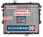 Radiator For Hilux KUN26R KUN16R 3L Diesel / Turbo 4X4 4X2 SR SR5 Man 05-14 KOYO