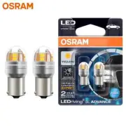 OSRAM LED PY21W S25 1156 BAU15s Car Turn Signal Light Yellow Amber LED Fog Bulb