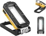 BougeRV WL01 Work Light, 1100 Lumens, Rechargeable Flashlight, Hanging Hook, Multiple Lighting Modes, 180° Rotate Job Site Lighting for Car Repairing, Camping, Outdoor, Emergency Use