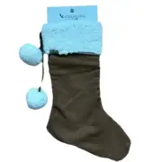 Koolaburra by Ugg Christmas Holiday Stocking Camel Tan Chestnut Sherpa NWT