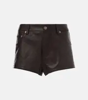 [Tom Ford] Tom Ford Leather shorts UK 12 brown