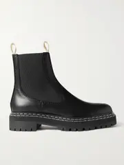 [Proenza Schouler] Proenza Schouler - Topstitched Leather Chelsea Boots - Black - IT42 IT 42 Black