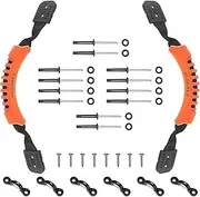 [HLOGREE] Kayak Handles 2/4 Pack,Kayak Carry Handle with Rivets,Kayak Replacement Handles,Kayak Handles for Emotion/Pelican/Hobie/Lifetime/sit on top/Ocean/Wilderness Accessories,Kayak Parts