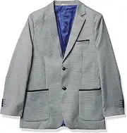 [Isaac Mizrahi] Boys' Slim Fit Houdstooth Blazer