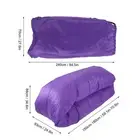 Foldable Air Sofa Inflatable Loungers Sofa Sleeping Bed For Outdoor Travel Ca AU