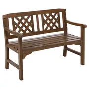 Gardeon Outdoor Garden Bench Wooden Chair 2 Seat P
