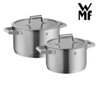 在飛比找momo購物網優惠-【WMF】COMFORT LINE高身湯鍋雙鍋組(24cm+