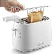 De Longhi CTLAP2203 Toaster with Tongs 550 Watt Bianco