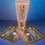 GLAMGLOW Brightmud Exfoliating Mask .5oz PLUS 2 Bright Eyes Eye Cream Sealed