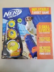Nerf Dog INFLATABLE TARGET GAME Interactive Fetch Training Weighted Bottom NIB