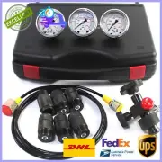 Hydraulic Nitrogen Accumulator Charging System Gauge Hydraulic Gauge Test Kit CN