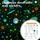 Glow In The Dark Luminous Stars Moon Wall Stickers Decor Kid Room DIY Decal G3O7