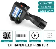 Handheld Inkjet Printer High Definition Inkjet QR Code Printer 4.3" Touchscreen