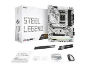 ASRock Motherboard B650 Steel Legend WiFi AMD Ryzen 7000 Series CPU AM5