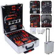 899pcs Home Repair Tool Set Kit for Men, Toolbox Storage Case with 4 Drawers, Ge