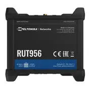 Teltonika RUT956 Industrial Cellular Router, Dual-SIM Cellular 4G LTE, WAN Failover with 4x Ethernet Ports, GPS, 2-Year Warranty, PSU included