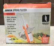 Brava Spring Slicer Manual Vegetable Fruit Chopper Cutter Grinder Blade Machine