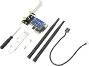 Wireless Network Card,600Mbps High Speed Dual Band WiFi Network Adapter Card,11AC 5dBi High Gain Antenna PCIE Wireless Network Card