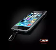 Phone Lasso Original Patented Insanely Strong Smartphone Grip Patch Kit Black