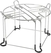 Water Dispenser Stand, Stainless Steel Water Filter Countertop Stand, Detachable Metal Rack Replacement 9.65x6.89in Size with Hooks for Most Medium Size Water System Tanks