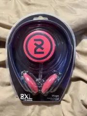 Skull Candy 2XL Adjustable Headband Headphones Pink Wage NEW