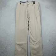 Vineyard Vines Club Pants Mens Khaki Pants 32X32 Tan Classic Fit Flat Front NEW