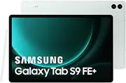 Samsung Galaxy Tab S9 FE+ Tablet, 12.4 Inch Wifi 128GB, S Pen Included, Long Life Battery, IP 68 Certification, Sea Green, FR Version