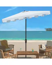 Safavieh Zimmerman 6.5X10 Rectangular Umbrella