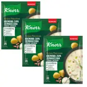 KNORR soup CREAM of POTATOES 3 pc / 6 servings powder packets FREE SHIPPING