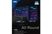 AOC 27 inch IPS 4ms FHD USB3.2 HubSpeaker x2 Adaptive Sync HDR Mode FHD Low Blue VGA DVI HDMI DP VESA 100mm 4 way Stand. Business Monitor